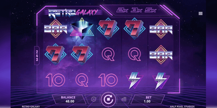Retro Galaxy slot demo game