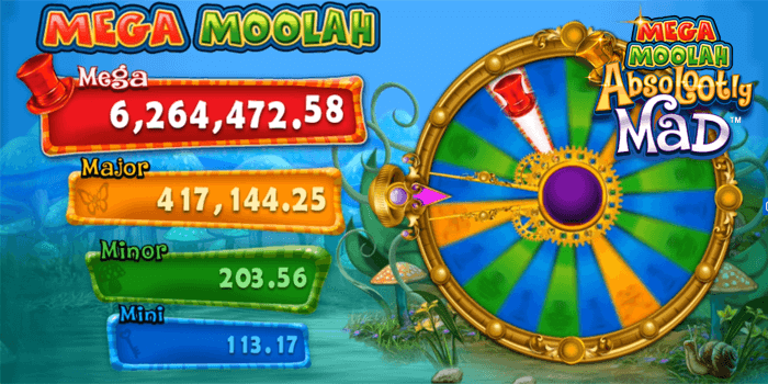 Where can I play the Absolootly Mad Mega Moolah progressive slot?