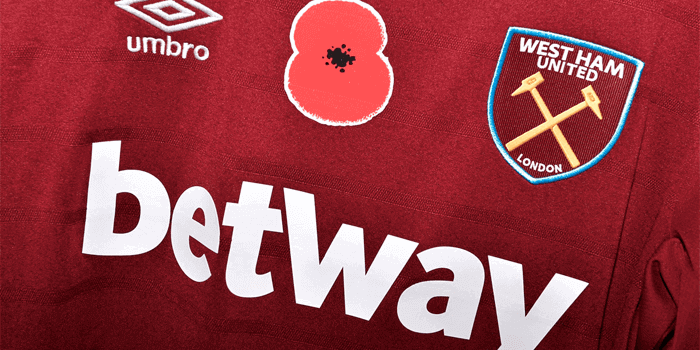 Betway renews shirt sponsorship deal with West Ham United