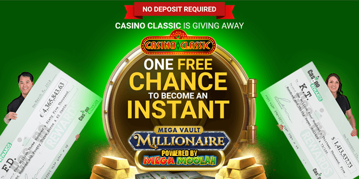 Casino Classic Mega Vault Millionaire offer